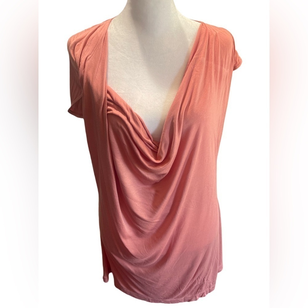 Soft Surroundings Sleeveless Cowl Tunic In Dusty Pink Medium